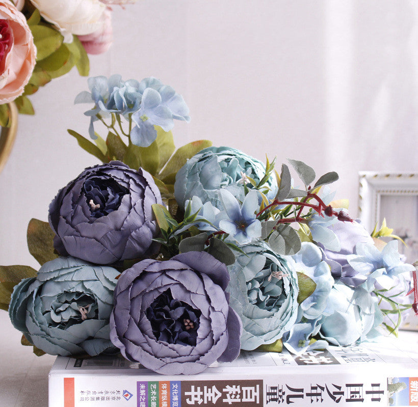 SoftHaven Faux Peony Bouquet - view 2
