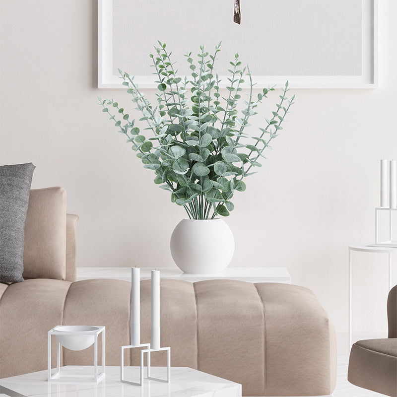SoftHaven Faux Eucalyptus Stems, 45cm (Pack of 12)
