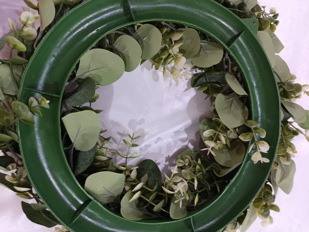 SoftHaven Faux Eucalyptus Wreath, 42cm - view 8